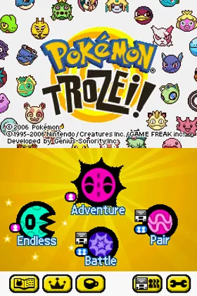 Pokemon Trozei! (USA) (Demo) (Kiosk) screen shot title